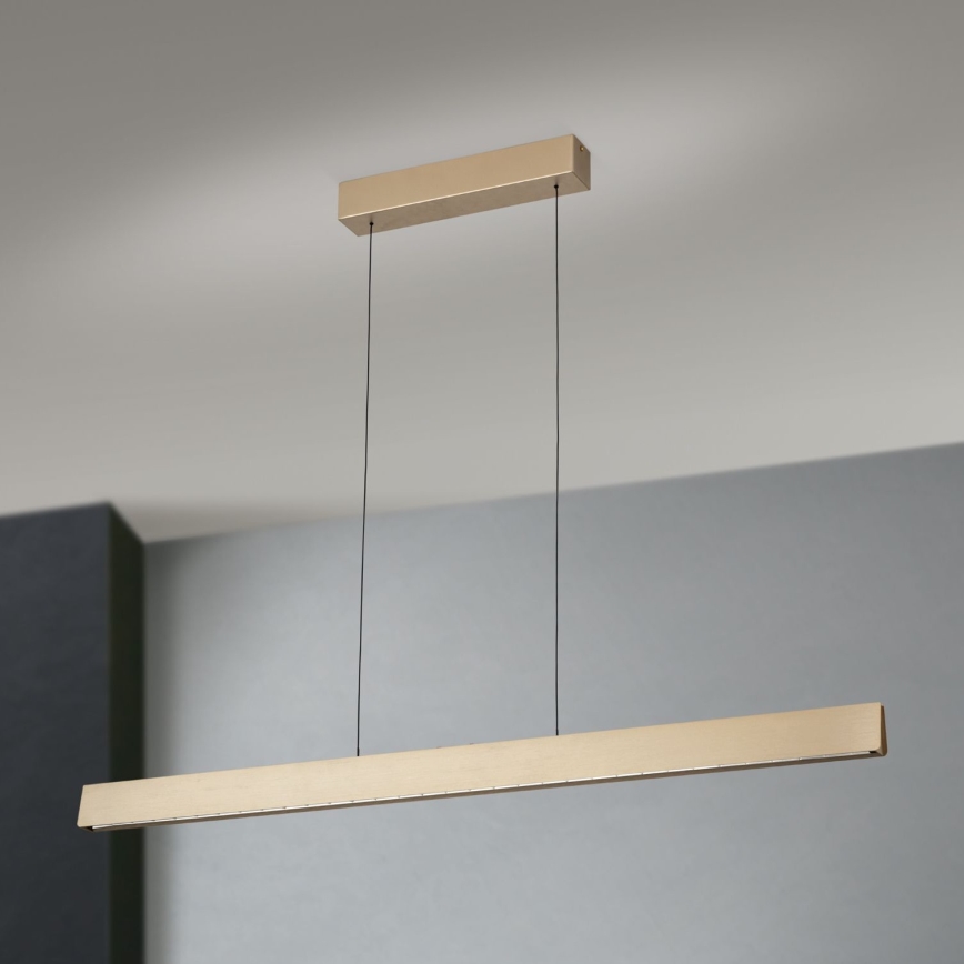 LED Димируем пендел TARA LED/44W/230V 2700/3800/4500/5700K златист