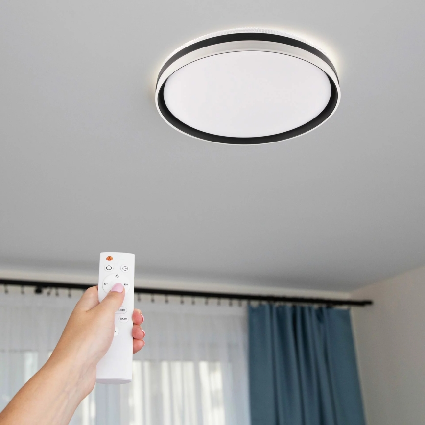 LED Димируем плафон за баня BARBARA LED/72W/230V Ø 48,5 см 3000-6000K IP44 + дистанционно управление