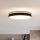 LED Димируем плафон CALA LED/48W/230V 3000-6500K черен/златист + дистанционно управление