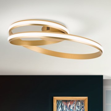 LED Димируем плафон CIRCUS LED/30W/230V златист