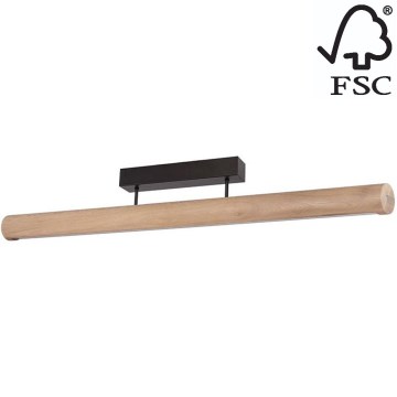 LED Димируем плафон CONOR LED/34,5W/230V дъб – FSC сертифицирано