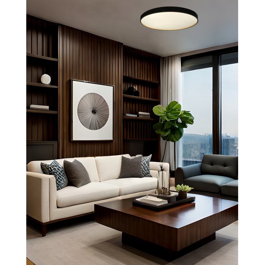 LED Димируем плафон EBRO LED/36W/230V 2700-6500K Ø 50 см + дистанционно управление