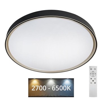 LED Димируем плафон EBRO LED/36W/230V 2700-6500K Ø 50 см + дистанционно управление