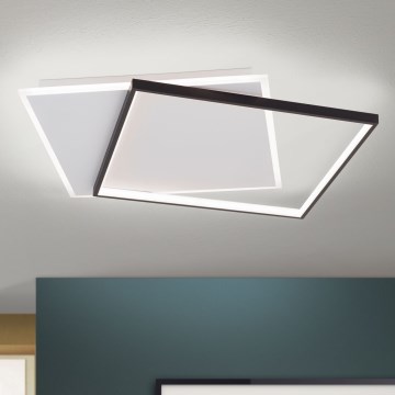 LED Димируем плафон EMANUEL LED/50W/230V бял/черен