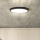 LED Димируем плафон ESTELA LED/36W/230V Ø 30 см черен + дистанционно управление