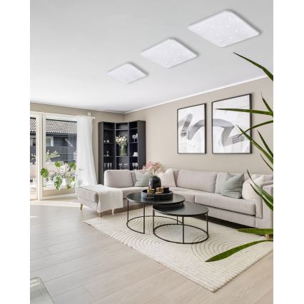 LED Димируем плафон FLORA LED/36W/230V 2700-6500K 43x43 см + дистанционно управление