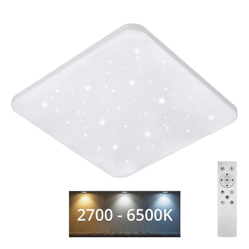 LED Димируем плафон FLORA LED/60W/230V 2700-6500K 53x53 см + дистанционно управление