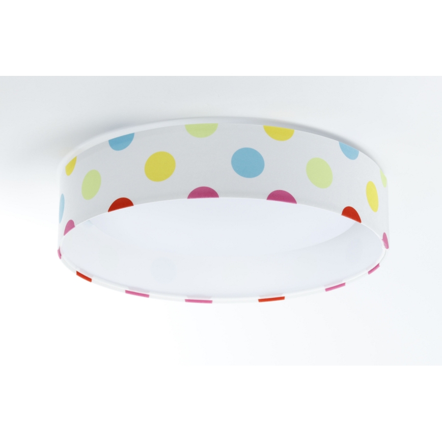 LED Димируем детски плафон SMART GALAXY KIDS LED/24W/230V 3000-6500K точки цветен + дистанционно