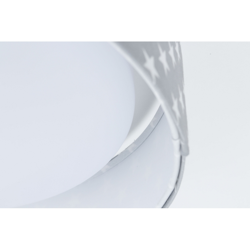 LED Димируем детски плафон SMART GALAXY KIDS LED/24W/230V 3000-6500K звезди сив/бял + дистанционно