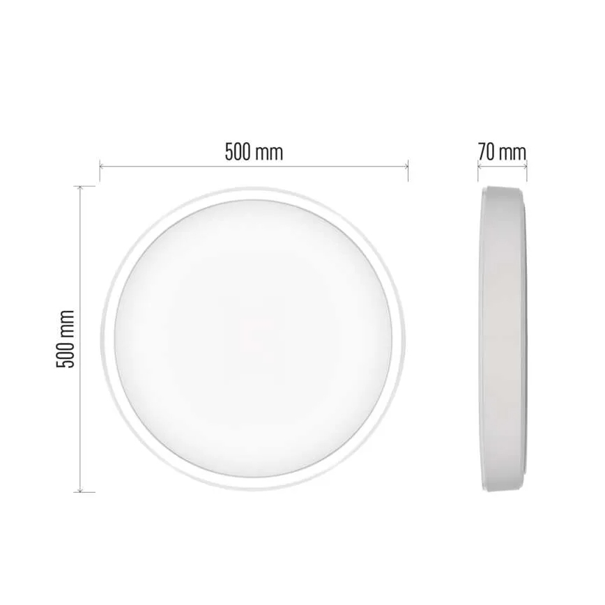 LED Димируем плафон GoSmart LED/45W/230V Ø 50 cm 2700-6500K Wi-Fi Tuya + дистанционно управление