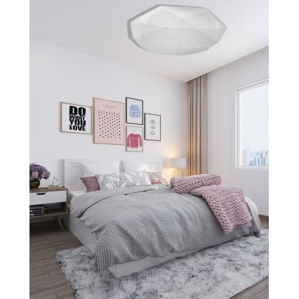 LED Димируем плафон INDUS LED/60W/230V 2700-6500K Ø 58 см + дистанционно управление
