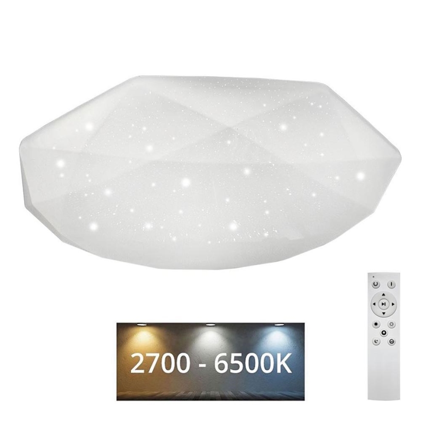 LED Димируем плафон INDUS LED/60W/230V 2700-6500K Ø 58 см + дистанционно управление