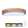 LED Димируем плафон IRON OAK LED/60W/230V 3000-6500K дъб Ø 51 см + дистанционно управление