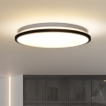 LED Димируем плафон JAMIL LED/48W/230V 3000-6500K черен + дистанционно управление