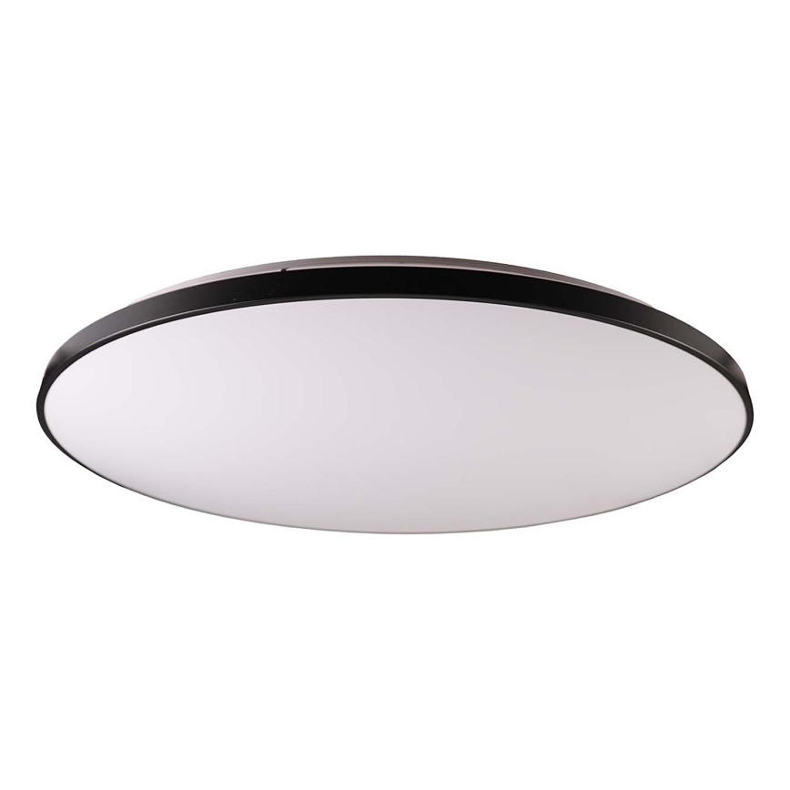 LED Димируем плафон KERN LED/80W/230V 3000-6000K Ø 80 см черен + дистанционно управление