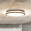LED Димируем плафон LASKOS LED/48W/230V 3000-6500K черен + дистанционно управление