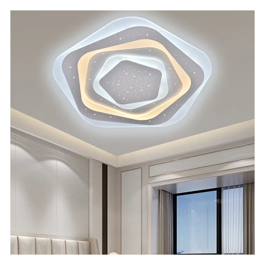 LED Димируем плафон LED/105W/230V 3000-6500K + дистанционно управление