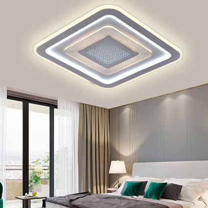 LED Димируем плафон LED/105W/230V 3000-6500K + дистанционно управление