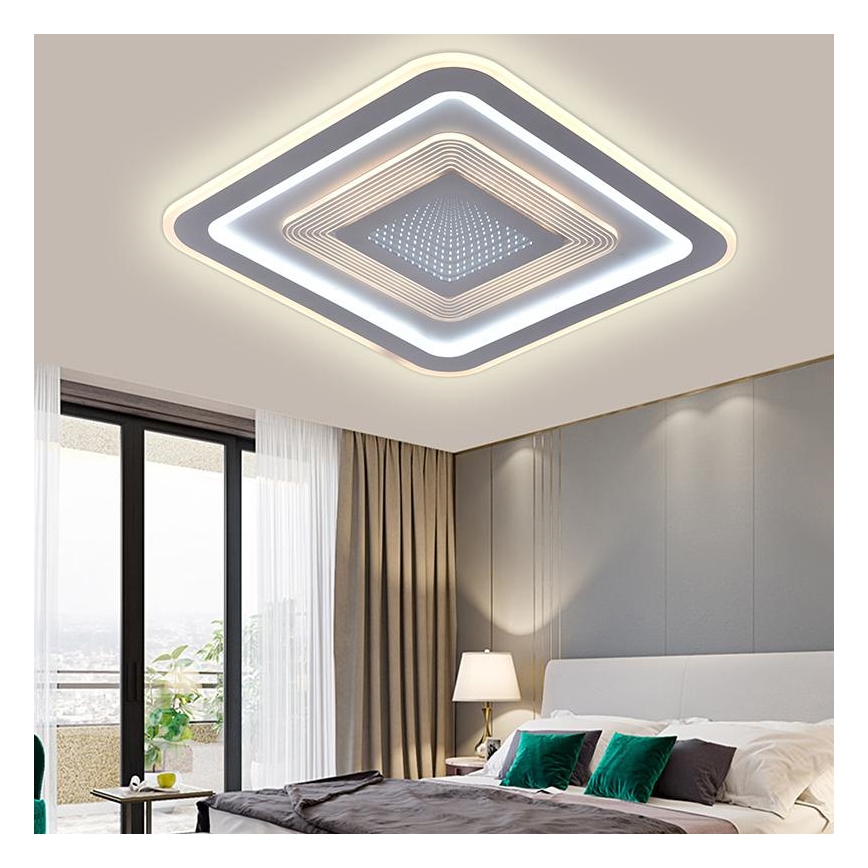 LED Димируем плафон LED/105W/230V 3000-6500K + дистанционно управление