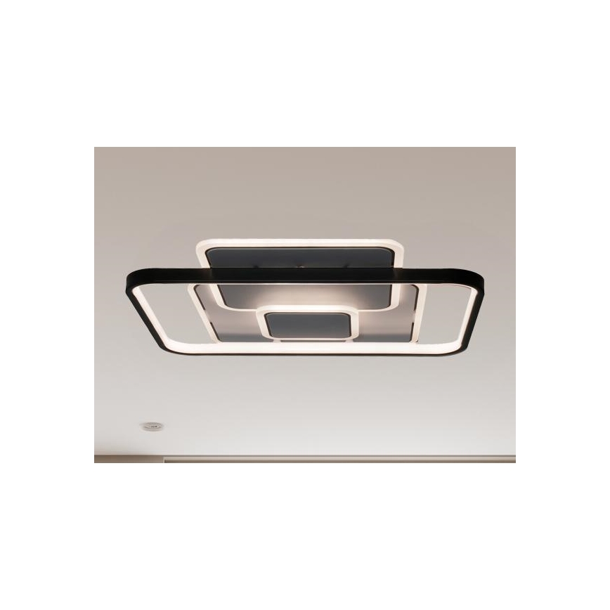 LED Димируем плафон LED/110W/230V 3000-6500K бял + дистанционно управление