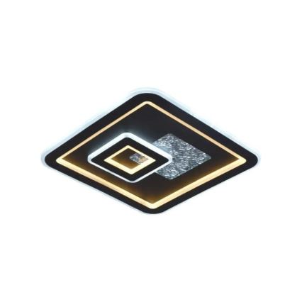 LED Димируем плафон LED/110W/230V 3000-6500K черен + дистанционно управление