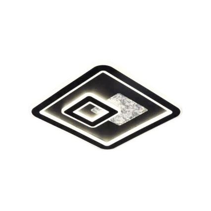 LED Димируем плафон LED/110W/230V 3000-6500K черен + дистанционно управление