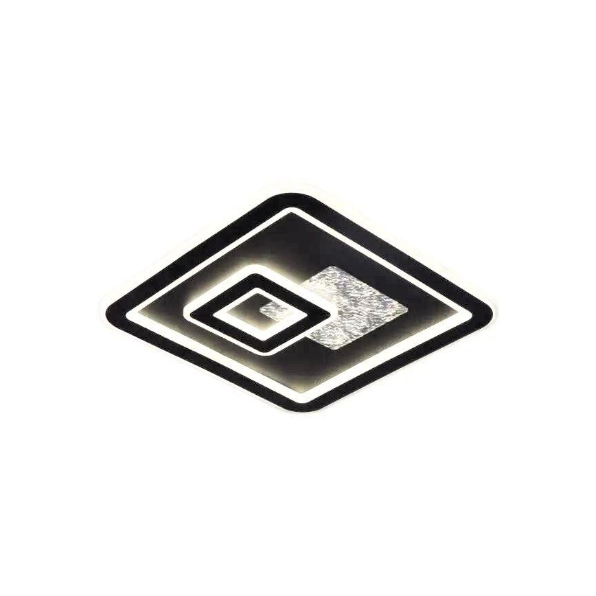 LED Димируем плафон LED/110W/230V 3000-6500K черен + дистанционно управление
