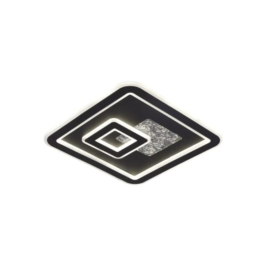 LED Димируем плафон LED/110W/230V 3000-6500K черен + дистанционно управление