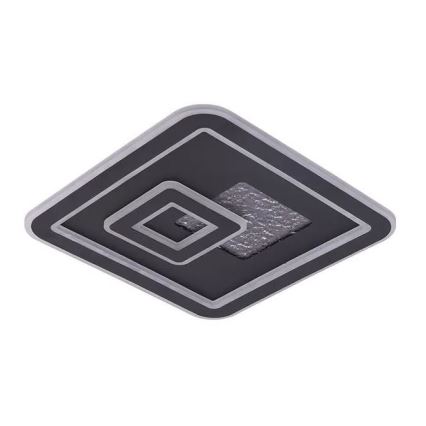 LED Димируем плафон LED/110W/230V 3000-6500K черен + дистанционно управление