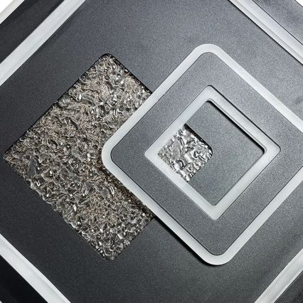 LED Димируем плафон LED/110W/230V 3000-6500K черен + дистанционно управление