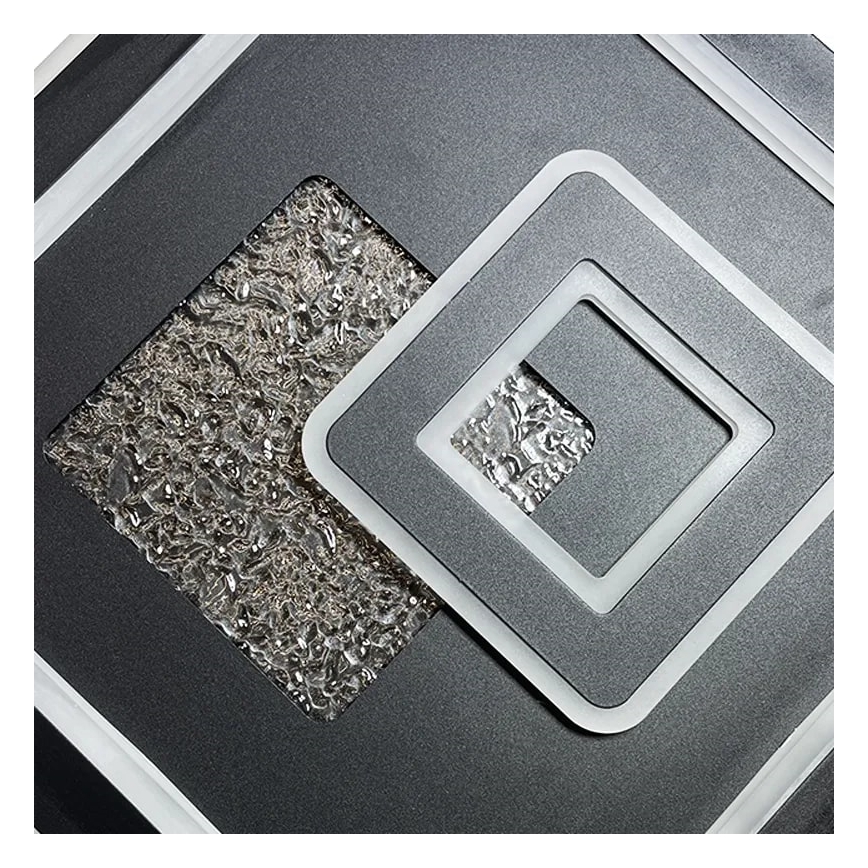 LED Димируем плафон LED/110W/230V 3000-6500K черен + дистанционно управление