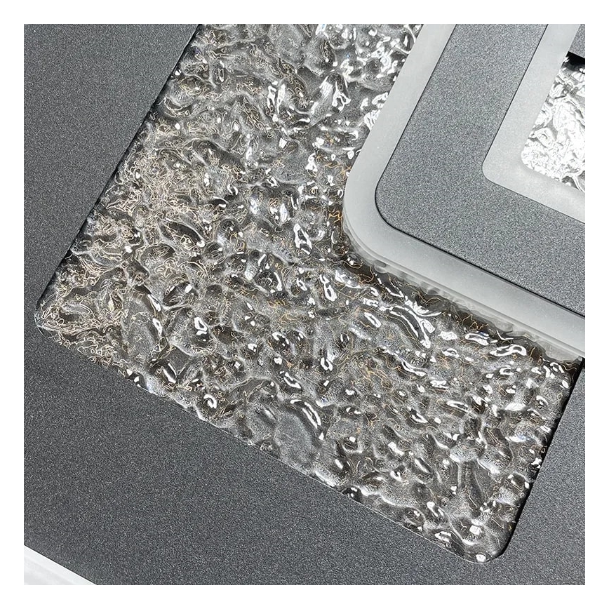 LED Димируем плафон LED/110W/230V 3000-6500K черен + дистанционно управление