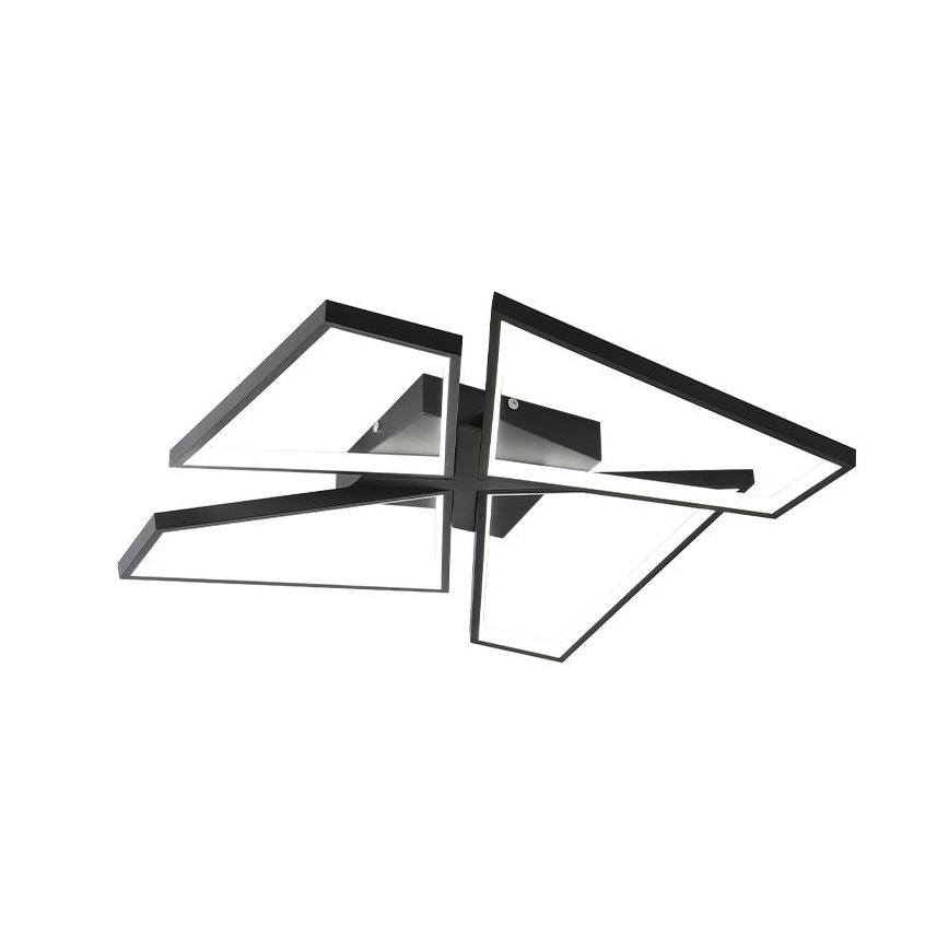 LED Димируем плафон LED/115W/230V 3000-6500K черен + дистанционно управление
