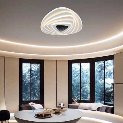 LED Димируем плафон LED/120W/230V 3000-6500K + дистанционно управление