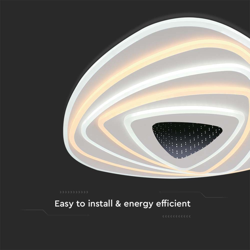LED Димируем плафон LED/120W/230V 3000-6500K + дистанционно управление