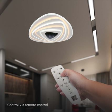 LED Димируем плафон LED/120W/230V 3000-6500K + дистанционно управление