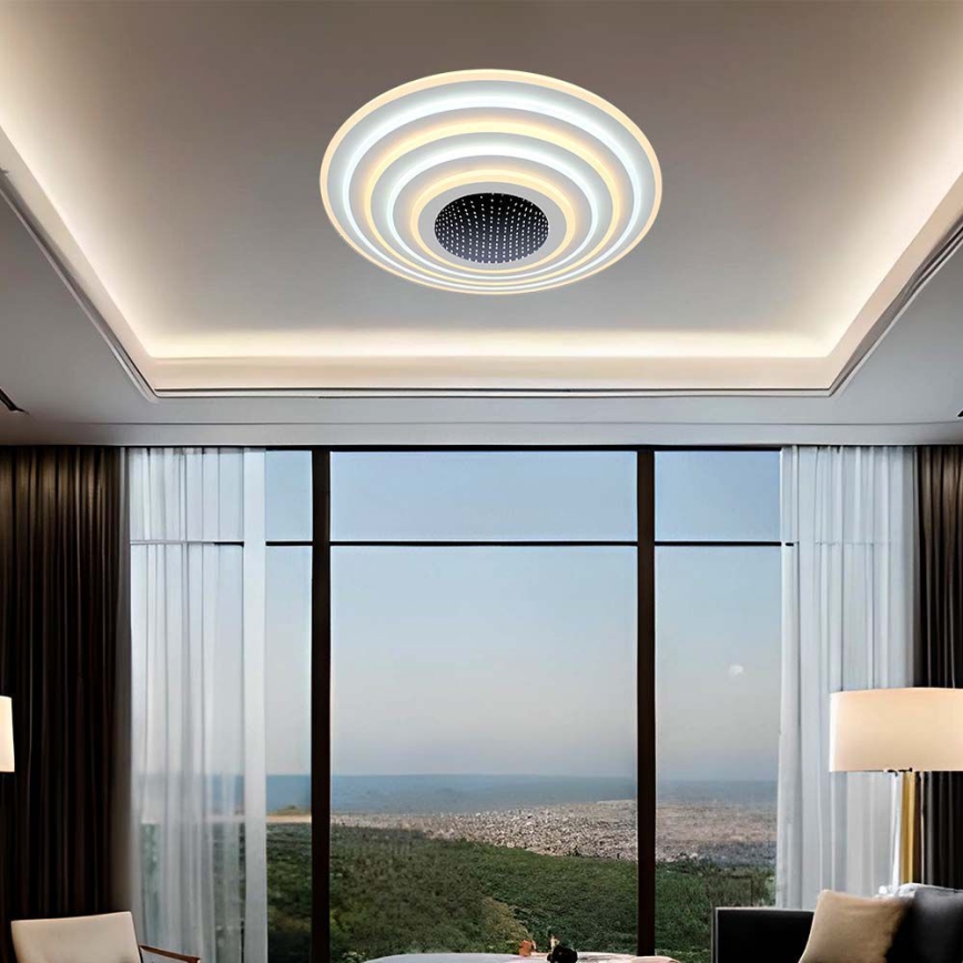 LED Димируем плафон LED/125W/230V 3000-6500K + дистанционно управление