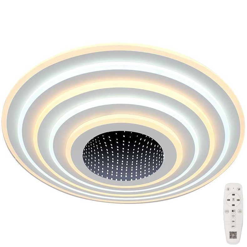 LED Димируем плафон LED/125W/230V 3000-6500K + дистанционно управление