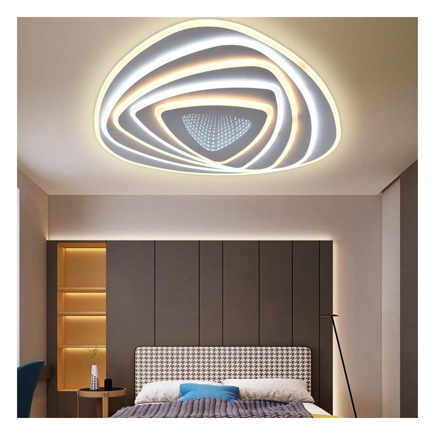 LED Димируем плафон LED/130W/230V 3000-6500K + дистанционно управление