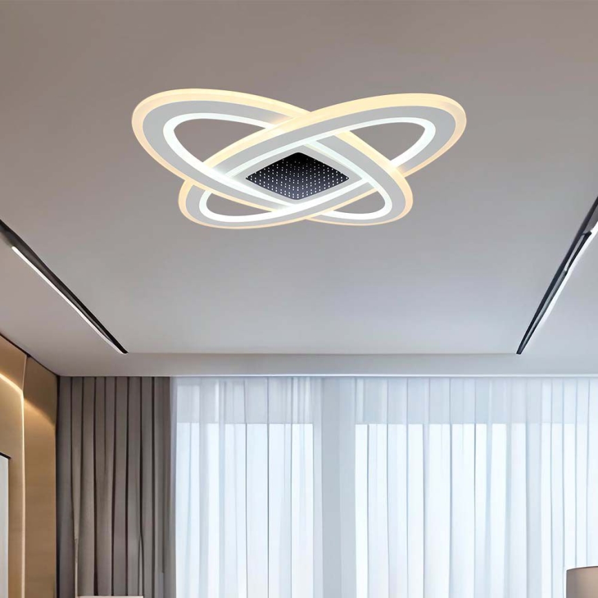 LED Димируем плафон LED/130W/230V 3000-6500K + дистанционно управление
