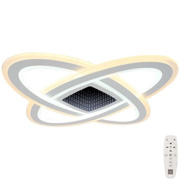 LED Димируем плафон LED/130W/230V 3000-6500K + дистанционно управление
