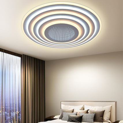 LED Димируем плафон LED/140W/230V 3000-6500K + дистанционно управление