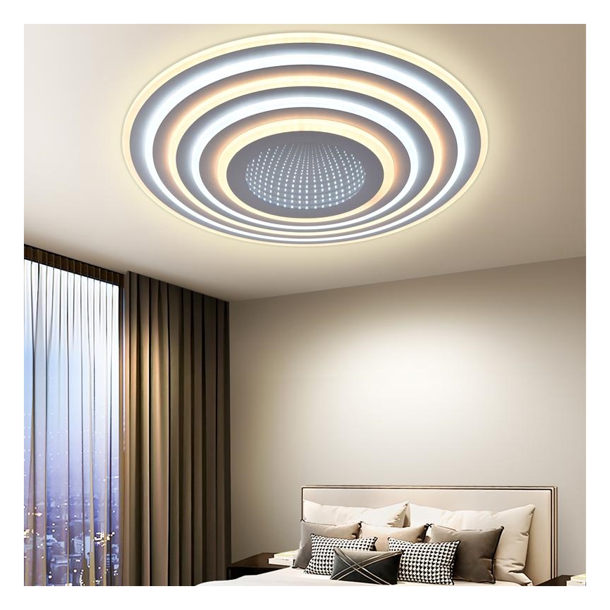 LED Димируем плафон LED/140W/230V 3000-6500K + дистанционно управление