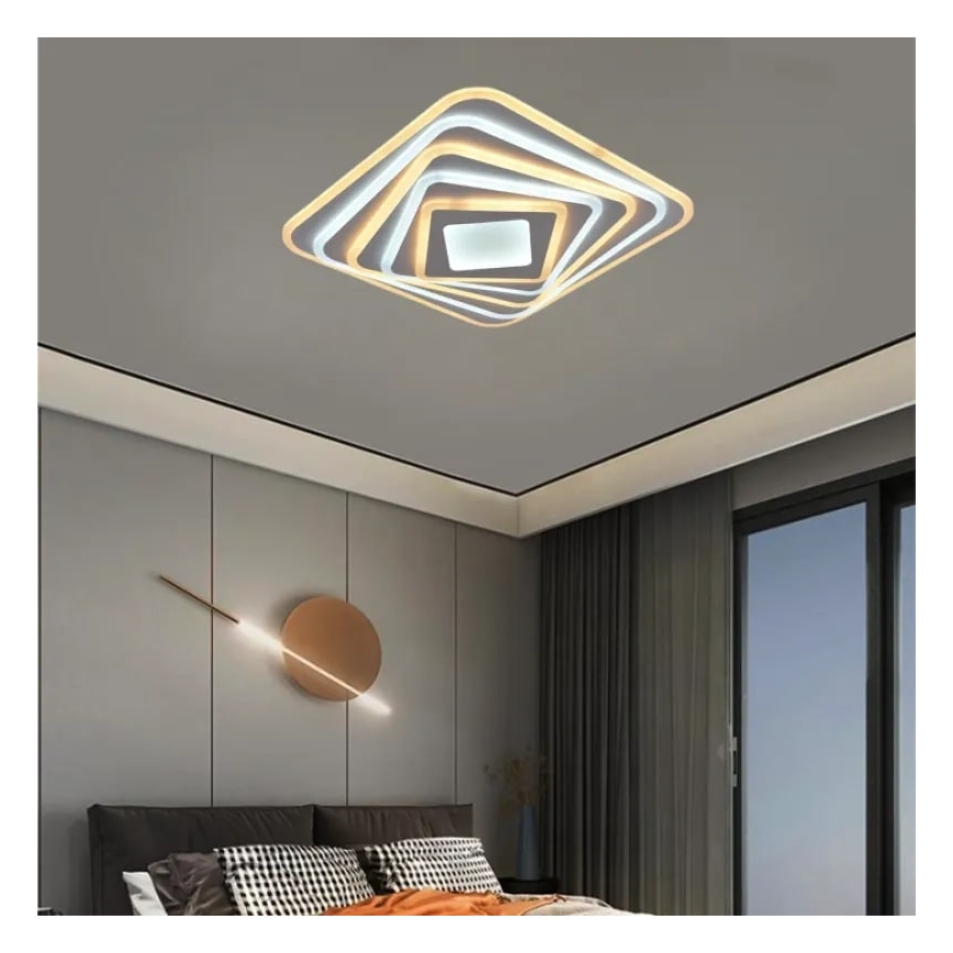 LED Димируем плафон LED/150W/230V 3000-6500K + дистанционно управление