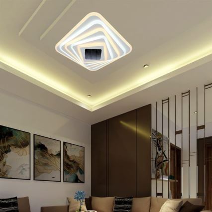 LED Димируем плафон LED/150W/230V 3000-6500K + дистанционно управление