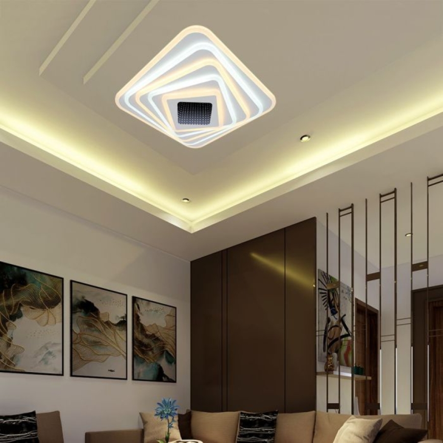 LED Димируем плафон LED/150W/230V 3000-6500K + дистанционно управление