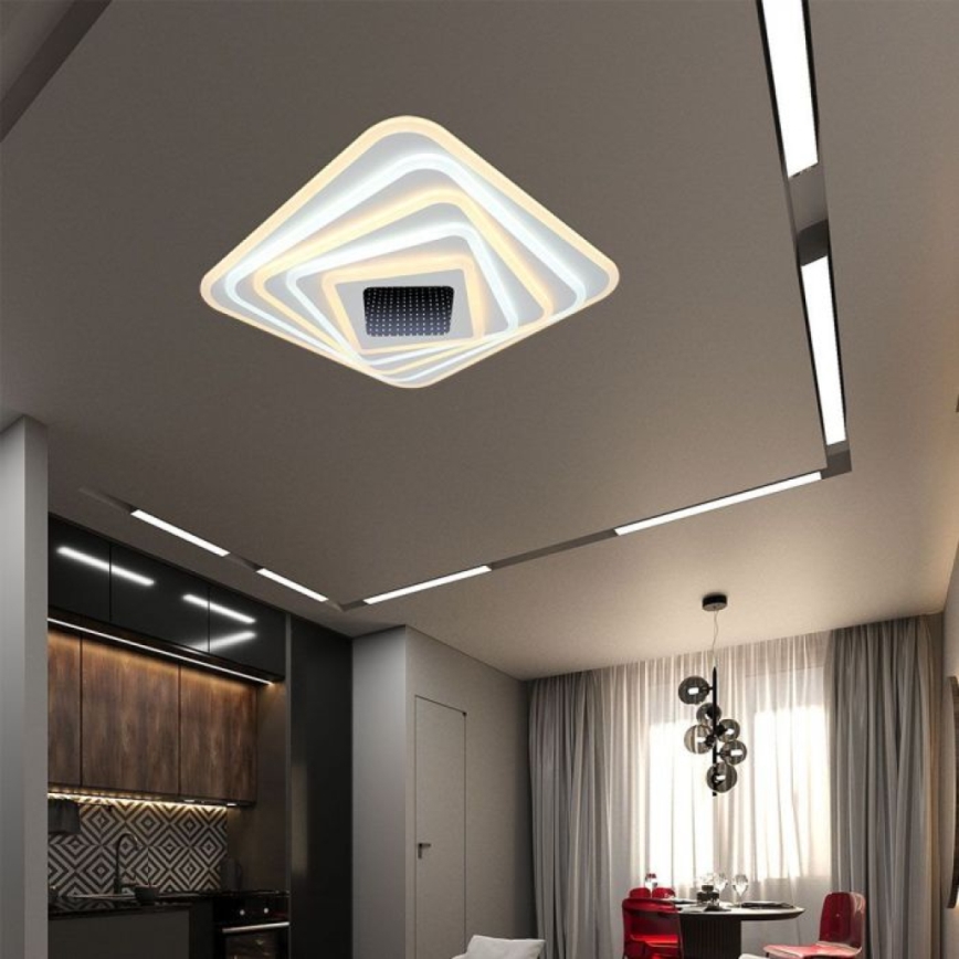 LED Димируем плафон LED/150W/230V 3000-6500K + дистанционно управление