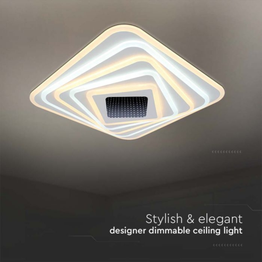 LED Димируем плафон LED/150W/230V 3000-6500K + дистанционно управление