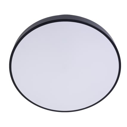 LED Димируем плафон LED/30W/230V 3000-6500K Ø 30 см черен + дистанционно управление