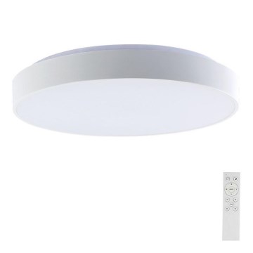LED Димируем плафон LED/40W/230V 3000-6500K 39,5 см бял + дистанционно управление